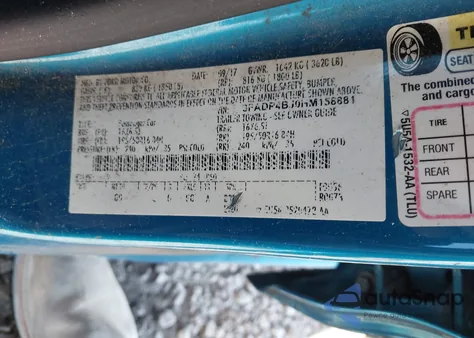 2017 Ford Fiesta Se z USA, uszkodzony, nr VIN 3FADP4BJ0HM158881